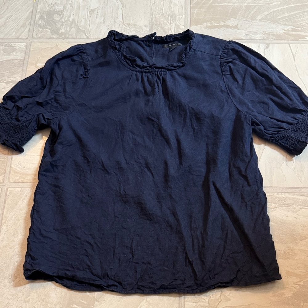 J. Crew 100% linen top